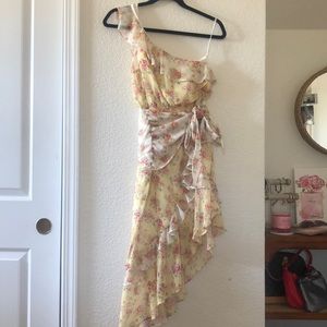 Small Majorelle one shoulder dress